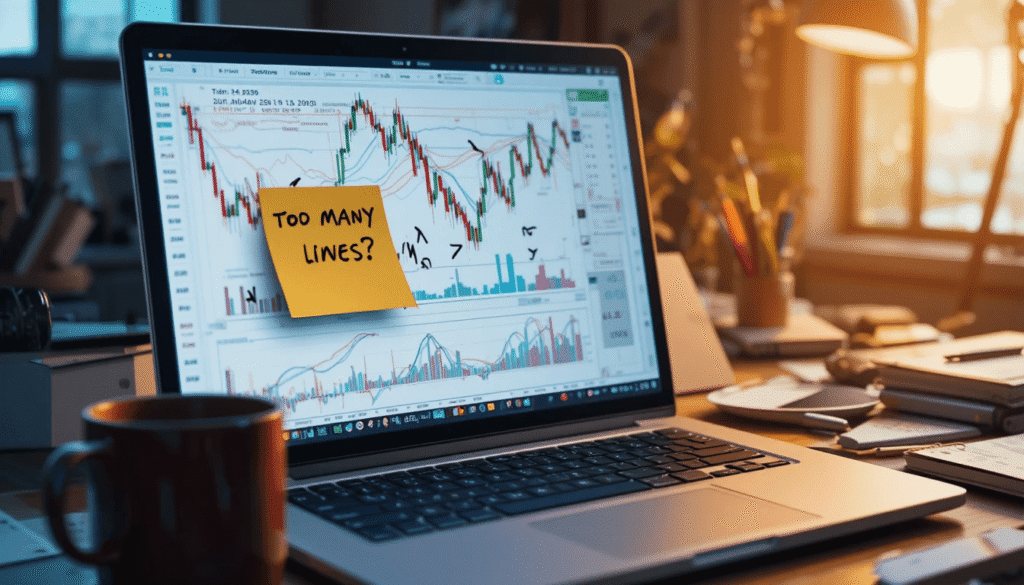 Clean crypto chart with single moving average line.